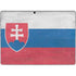 Slovakia Flag Distressed Surface Pro 8 Skin
